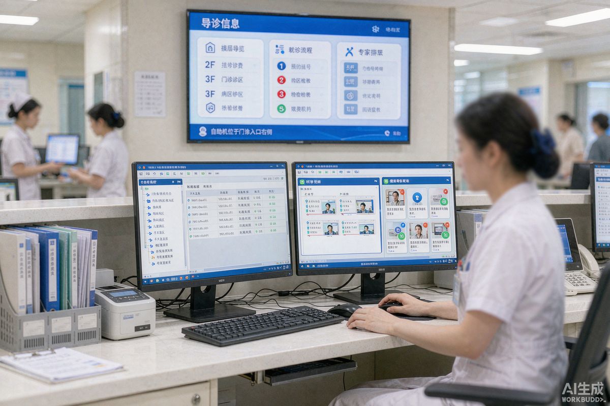 医院IPTV系统护士站管理后台：病区终端分组列表与节目单编排、健康宣教素材库管理界面
